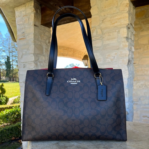 Coach Tatum CarryAll signature 40 handbag - Picture 1 of 11